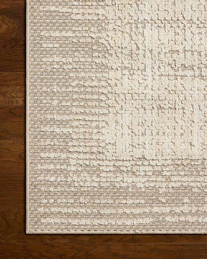 Loloi Amber Lewis Bexley Collection BEX-06 Natural/Taupe 2'-7" x 8'-0" Runner Rug Neutral, Textured, Living, Bedroom, Dining, Carpet