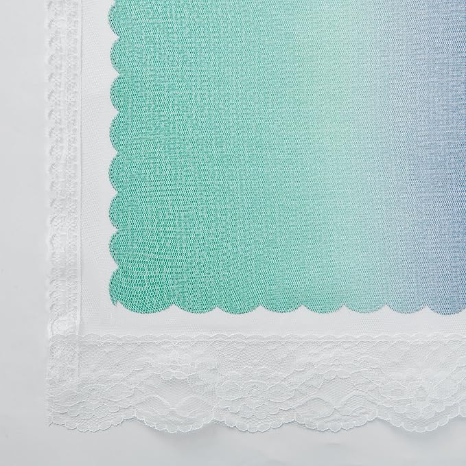 XiDi Curtains for Bedroom Decor, Rainbow Purplgreen grey52/96