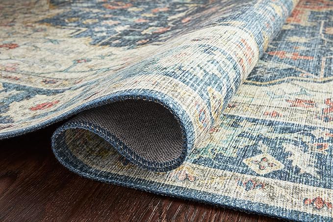 Loloi Skye Collection SKY-12 Ocean/Multi 9'-0" x 12'-0" Area Rug