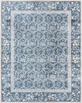 Gertmenian Indoor Boho Area Rug | Home Decor for Entryway, Bedroom, Living Room, Office, Kitchen | Non Slip, Soft, Printed Accent Rugs | Vela, Navy, 6x9 Medium, 24618