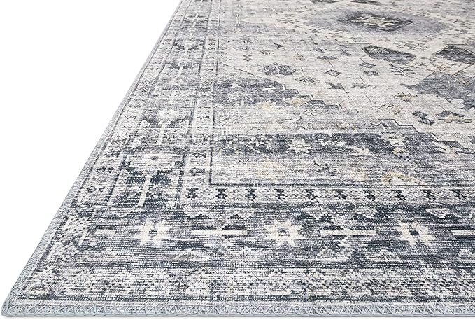 Loloi II Skye Collection SKY-02 Silver/Grey 2'-3" x 3'-9" Accent Rug