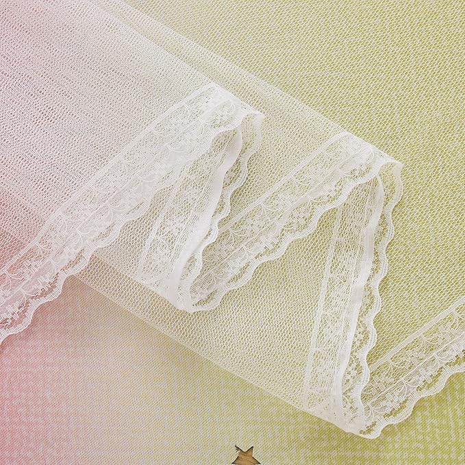 XiDi Curtains for Bedroom Decor, Rainbow Pink PurpleYellow52/96/1