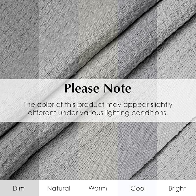 Salt Earth 100% Cotton Throw Blanket, King, 106"X92" Waffle Throws for Home, Bedrooms, Outdoor & Office Couch, Modern Room Decor Blankets, Lightweight, All Season Western Blanket (Scottish Grey)