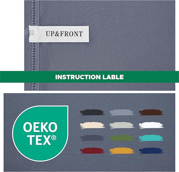 Biscaynebay Decorative Box Spring Cover Full & Full XL Size, Dark Grey Luxurious Jersey Knitting Stretchy Wrap Around 4 Sides Bed Skirt for Home/Hotels, Easy Fit Wrinkle & Fade Free Machine Washable