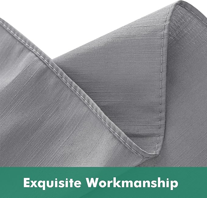Biscaynebay Wrap Around Bed Skirts with Split Corners for King Beds 21" Drop, Silver Grey Elastic Dust Ruffles Easy Fit Wrinkle & Fade Resistant Silky Luxurious Fabric Solid Machine Washable