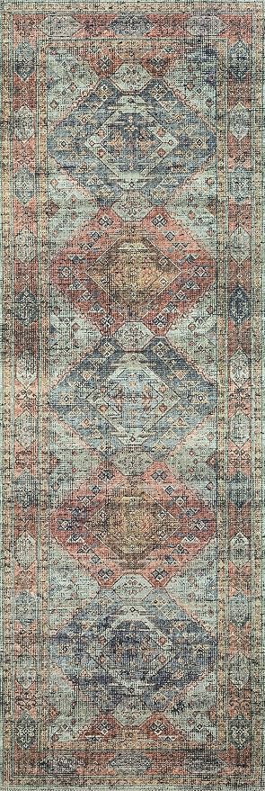 Loloi Skye Collection SKY-06 Apricot/Mist 9'-0" x 12'-0" Area Rug