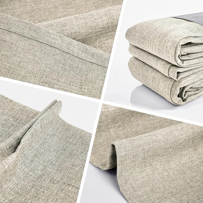 WdFour30 W x 24" L Inch Pinch Pleated Blackout Cafe Curtains - Pack of 2, 100% Light Blocking Back Tab Drapes for Half Windows, Kitchen & Bathroom Short Curtains (Hemp Gray)