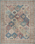 Gertmenian Indoor Boho Area Rug - 6x9 Medium, Non Slip, Super Strong, Ideal for High Traffic Areas in Bedroom, Living Room, Kitchen - Cinzia, Bronze, 28507