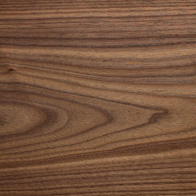 LKTART Square Coffee Table for Living Room, Accent Fluted Coffee Table with Storage, Modern Solid Wood Veneered Large Center Tea Table for Small Space Apartment (31.5''D×14''H-Walnut)