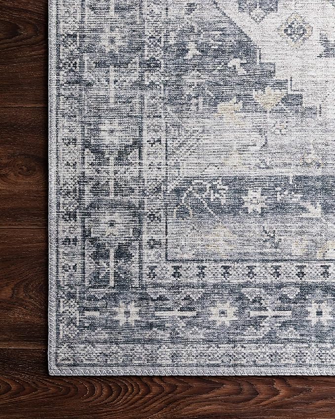 Loloi Skye Collection SKY-02 Silver/Grey 2'-6" x 10'-0" Runner Rug