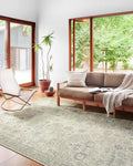 Loloi II Skye Collection SKY-14 Natural/Sage 3'-6" x 5'-6" Accent Rug