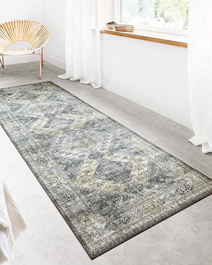 Loloi Skye Collection SKY-09 Graphite/Silver 8'-0" x 8'-0" Round Area Rug