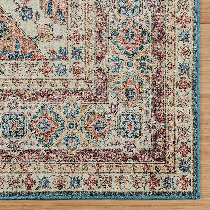 Gertmenian Indoor Boho Rug - 2x8 Runner, Non Slip, Super Strong, Ideal for High Traffic Areas in Entryway, Bedroom, Kitchen - Cinzia, Bronze, 27727
