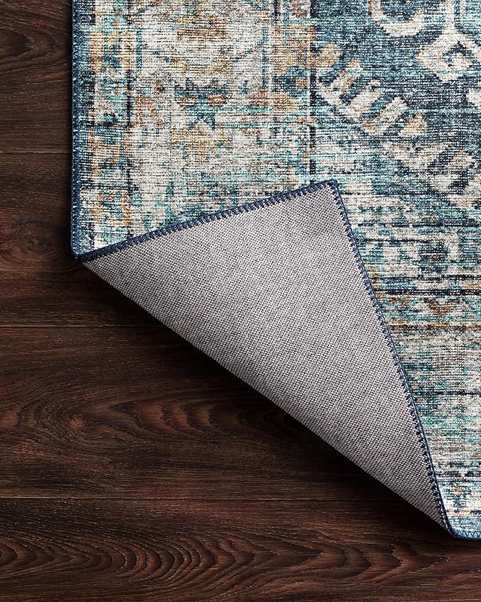 Loloi Skye Collection SKY-03 Denim/Natural 2'-0" x 5'-0" Accent Rug