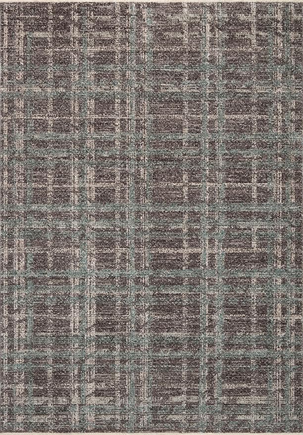 Loloi Angela Rose Ember Collection EMB-08 Espresso/Multi 2'-7" x 7'-6" Runner Rug