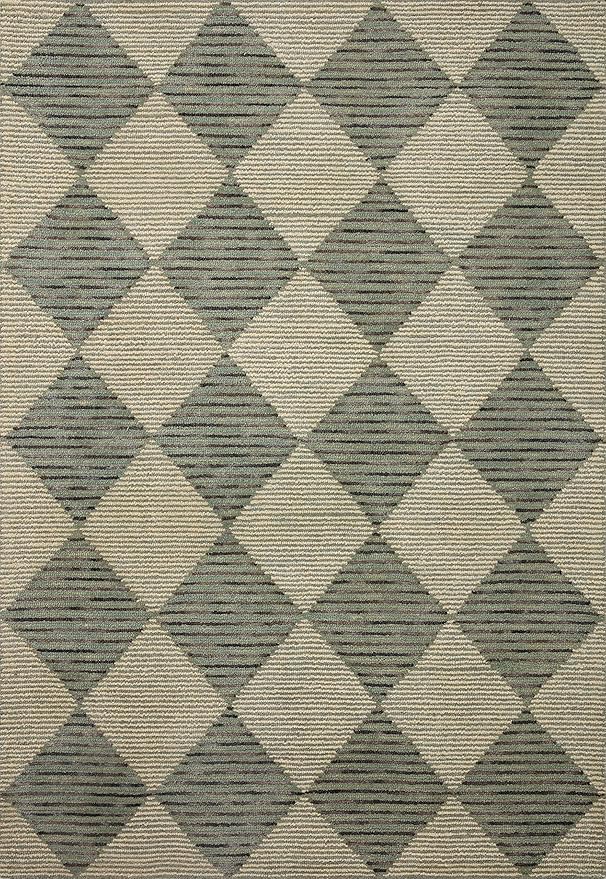 Loloi Chris Loves Julia Francis Collection FRA-01 Spa/Granite 3'-6" x 5'-6" Accent Rug