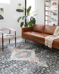Loloi Skye Collection SKY-02 Charcoal/Multi 2'-0" x 5'-0" Accent Rug