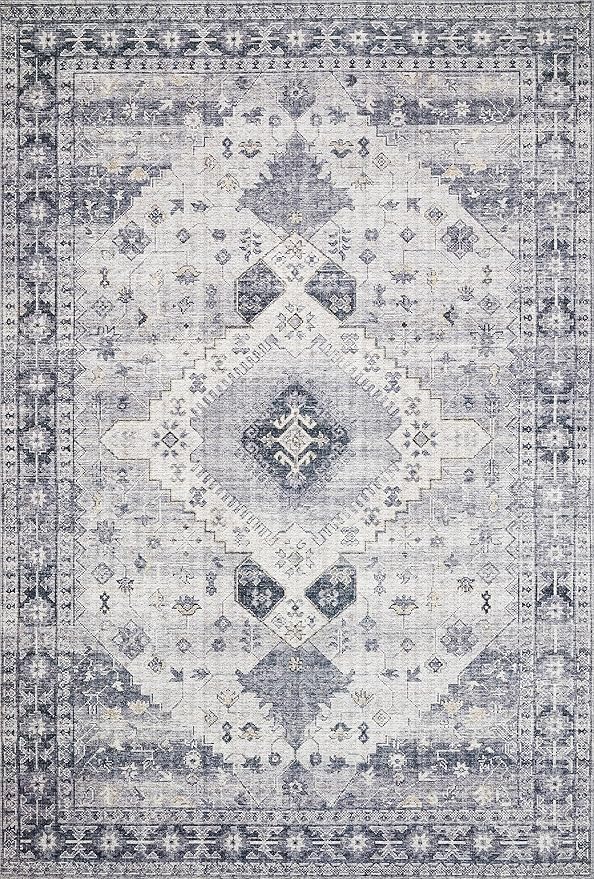 Loloi II Skye Collection SKY-02 Silver/Grey 2'-6" x 7'-6" Runner Rug
