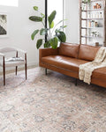 Loloi II Skye Collection SKY-01 Blush/Grey 2'-3" x 3'-9" Accent Rug