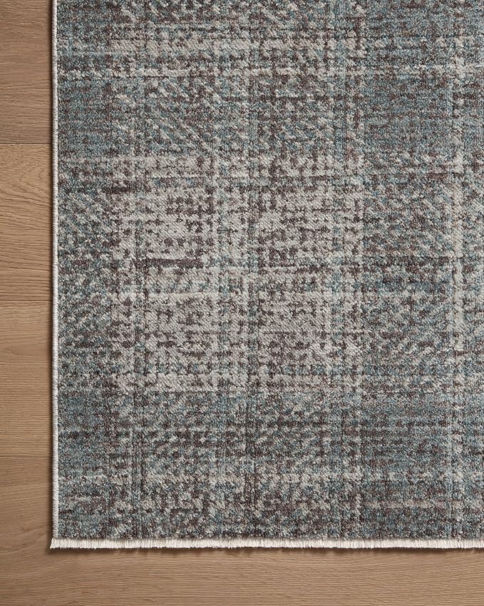 Loloi Angela Rose Ember Collection EMB-09 Denim/Charcoal 2'-7" x 10'-0" Runner Rug