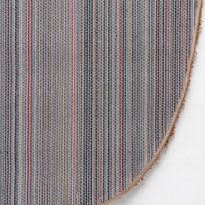 Unique Loom Solid Shag Collection Area Rug (4' 1" Round, Sandy Brown)