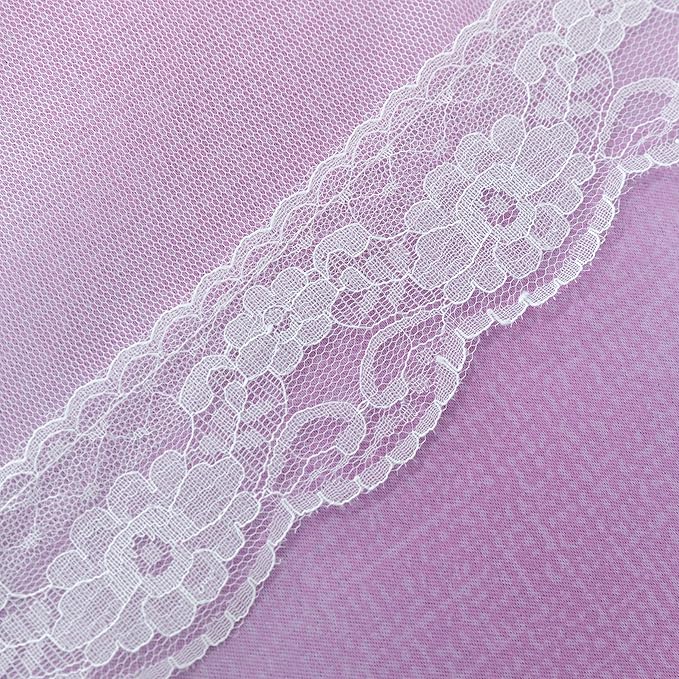 XiDi Curtains for Bedroom Decor, Rainbow Pink Purple/52/45